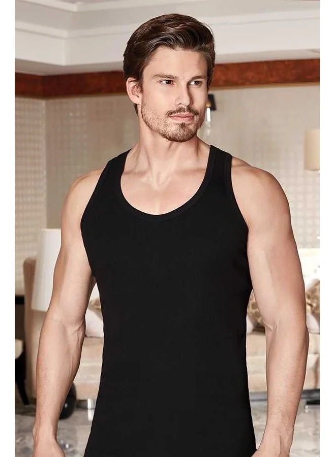 بيراك 1029 Men's 3-Piece Lycra Singlet Rambo Undershirt