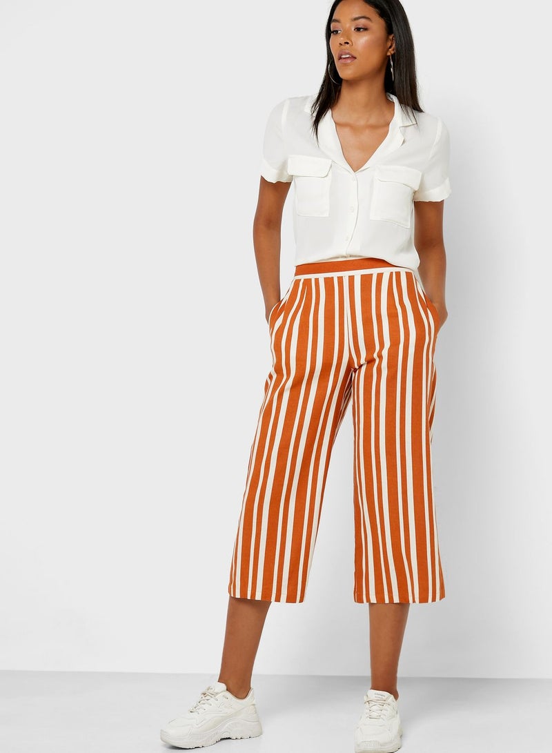 Cotton On Striped Culotte Pants  - Image 1