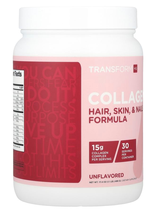 TransformHQ Collagen Unflavored 17.4 oz (486 g) - Image 2
