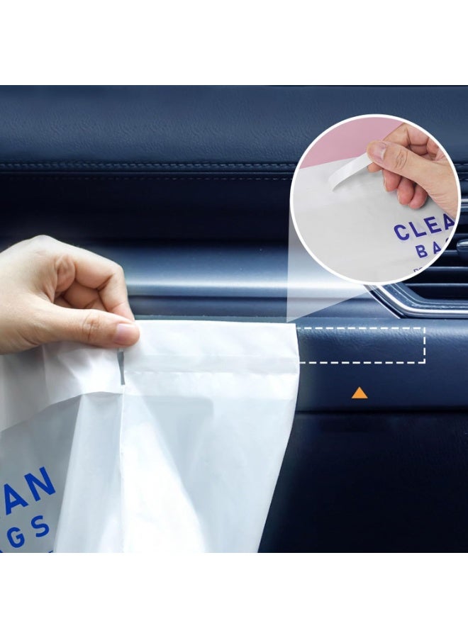 Bukela Disposable Car Trash Bags, Leakproof Self-Adhesive Standable Garbage Bag for Car, Kitchen, Office, Travel & Camping, Large Capacity Open Top Cleaning Bags, 25.7x5.8x19.2cm, 60 Pack - Image 5
