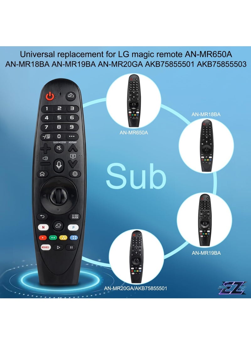 ELTRAZONE Voice Remote Control MR20GA AKB75855501 Compatible with LG Smart TV 2020, Fit for OLED55CXPUA UN85 UN81 UN80 UN74 UN73 UN71 with battery - Image 2