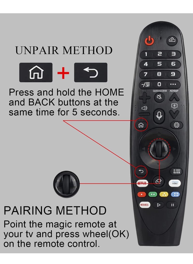 ELTRAZONE Voice Remote Control MR20GA AKB75855501 Compatible with LG Smart TV 2020, Fit for OLED55CXPUA UN85 UN81 UN80 UN74 UN73 UN71 with battery - Image 4