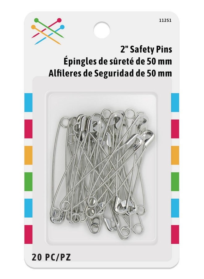 Prym Large 20 PC Safety Pins, Zinc