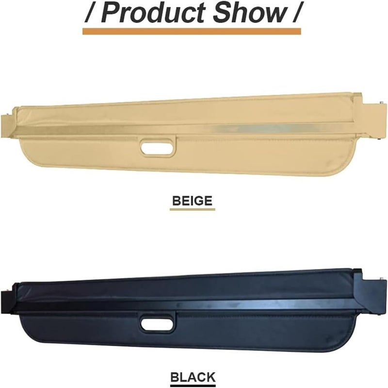 DEMULAX Car Retractable Rear Trunk Cargo Shelf Cover - Image 4