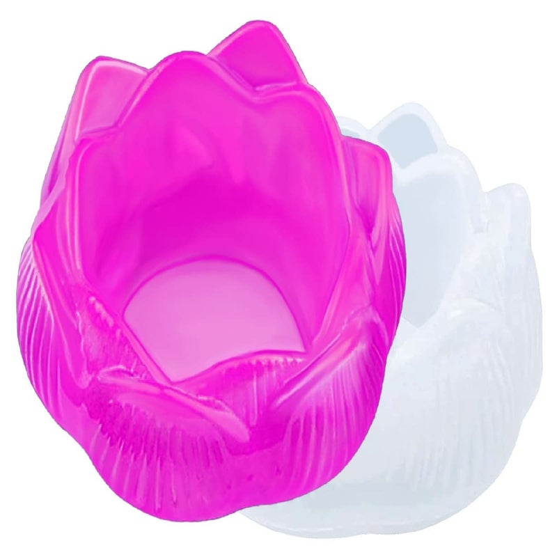 Silicone Mould Candle Holder Lotus  - Image 3