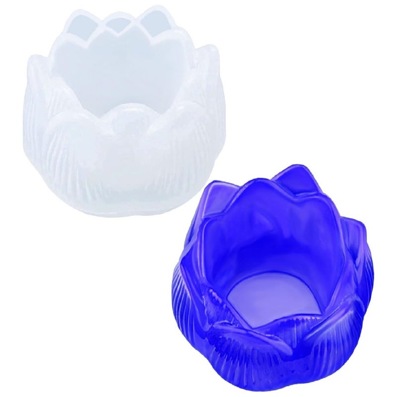 Silicone Mould Candle Holder Lotus  - Image 1