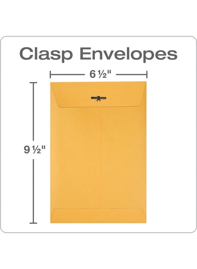 Quality Park Clasp Envelopes 6.5 X 9.5 Inch Brown Kraft Box Of 100 (37863) Packaging May Vary. - Image 2