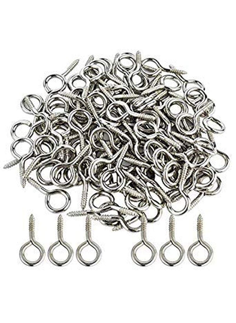 DIY Crafts Diy Crafts 10920 10971 Small Screw Eye Hooks 165 Inch Stainless Steel Eye Rings Lag Thread for Resin Multicolor Pack of 50  - Image 5