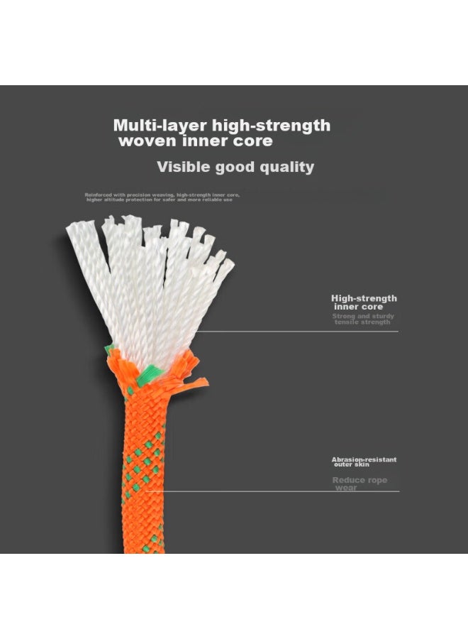 Golmud High-alude Work Safety Rope, Outdoor, 12mm Safety Rope, Rescue Rope, Rl162, 30 Meters - Image 4