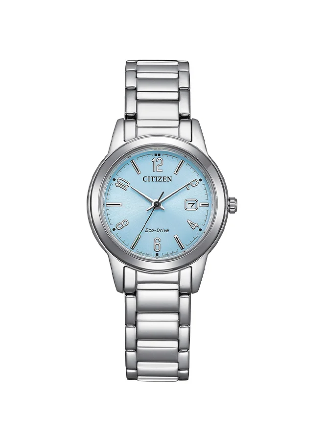 CITIZEN Women's Stainless Steel strap Eco-Drive Women Watch FE1241-71L - 	29.4 mm
