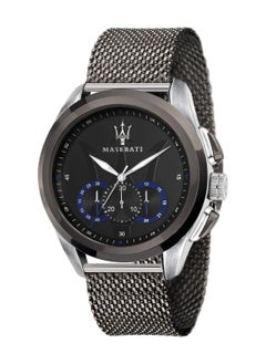 Men’s Traguardo Chronograph Black Dial Stainless Steel Mesh Watch R8873612006 - 45mm