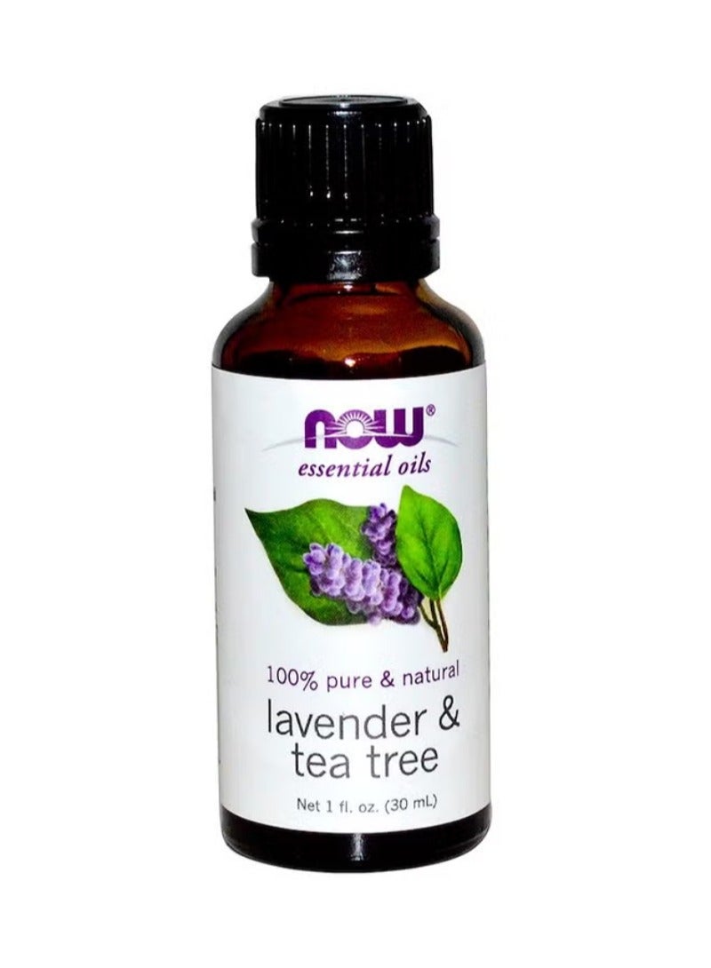 Now Foods Lavender And Tea Tree Blend Essential Oil Clear 30ml