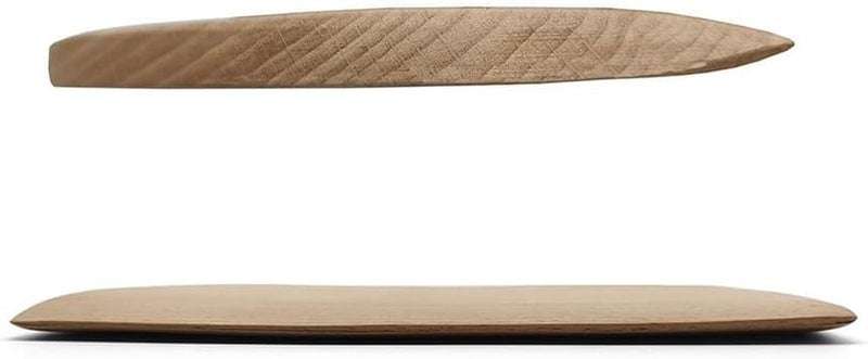 Luzen 2Pcs Wooden Dough Scraper Multipurpose Kitchen Gadgets Dough Cutters Bench Scraper Flour Mixing Shovel Pancake Scraper for Cake, Pastry, Pizza, Pancake, Bread Baking Supplies - Image 3