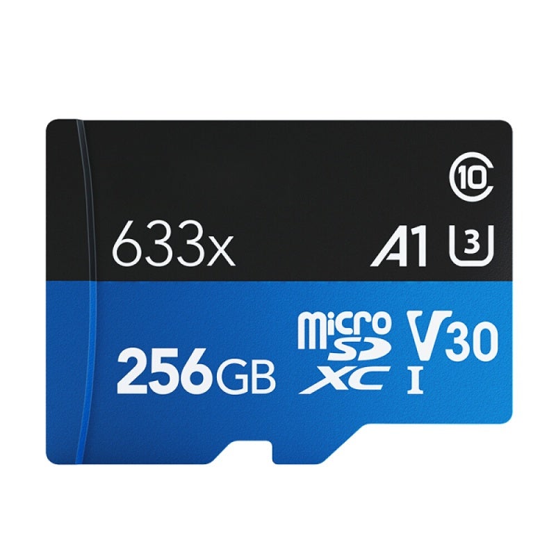 Memory Card 256GB High-speed Transmission Flash Memory - Waterproof Shockproof Temperature-resistant Digital Storage for Smartphones, Driving Recorders, GPS Navigators, Digital Cameras - Image 1