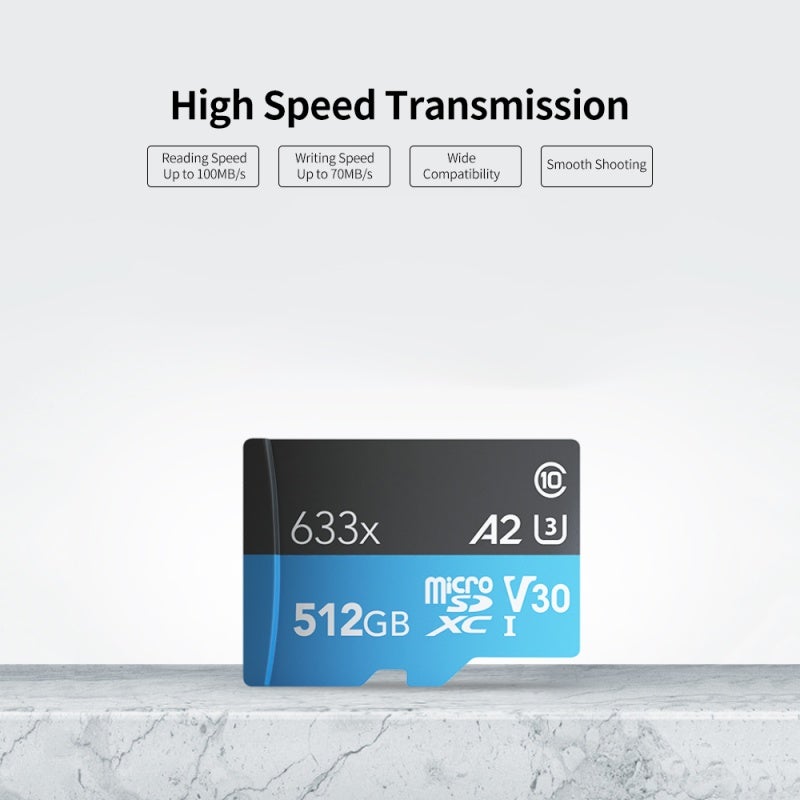 Memory Card 256GB High-speed Transmission Flash Memory - Waterproof Shockproof Temperature-resistant Digital Storage for Smartphones, Driving Recorders, GPS Navigators, Digital Cameras - Image 4