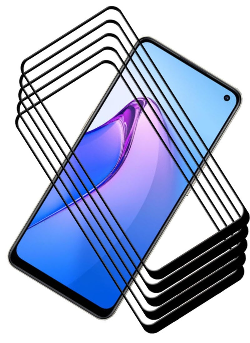ACLIX 5 Pieces Antistatic ESD Dustproof Premium Quality High Definition Tempered Glass Screen Protector Designed For Oppo Reno8 Pro - Image 1