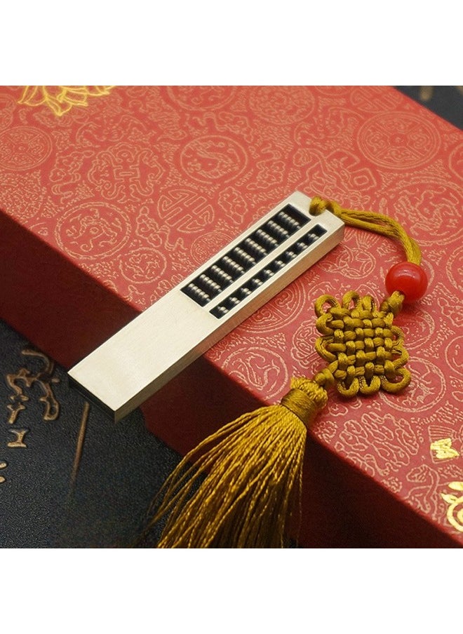 Generic USB Flash Disk 16g Tiger Year Creative Metal USB Flash Disk 3.0 Chinese Style Gift USB Flash Disk 32g Car Music USB Flash Disk 64g-Color:Qiankun Abacus-Capacity:256GB  - Image 1