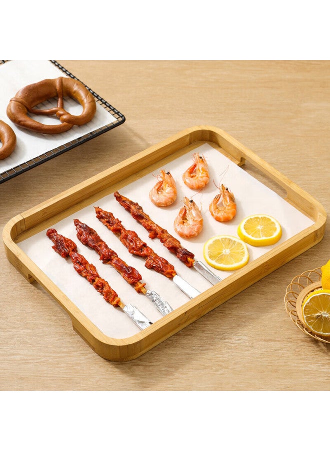 Maxcook Silicone Oil Paper Air Fryer Paper Bbq Baking Paper Steamer Paper Baking Tray Paper 40*30Cm 100 Sheets Mcpj2226