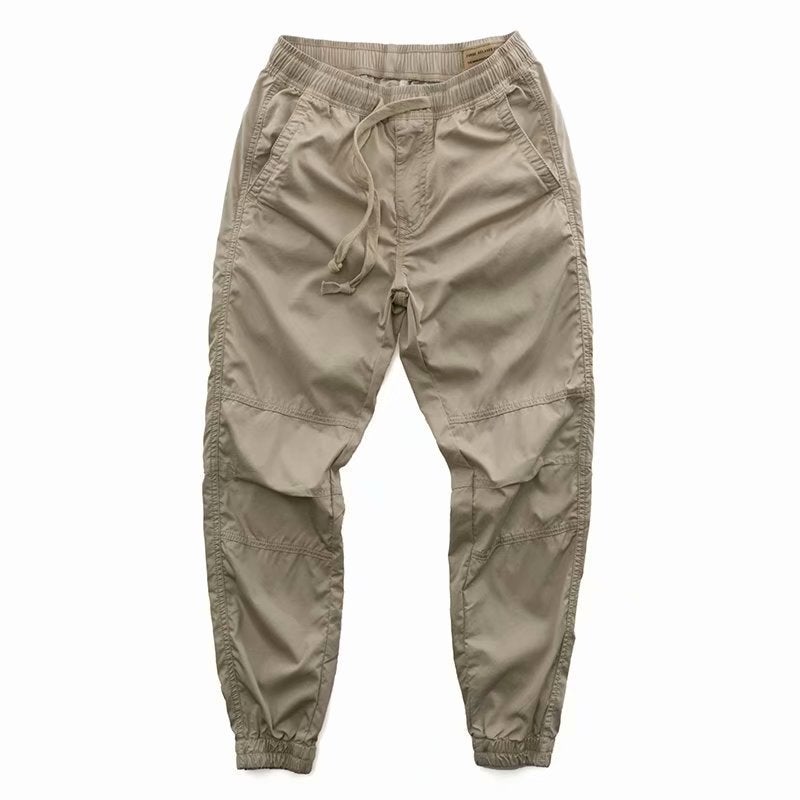Three-Dimensional Solid Color Leg Casual Pants Men'S Wear-Resistant And Dirty-Resistant Labor Protection Work Pants Welder Workers' Work Overalls - Image 1