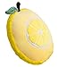 YONLIT Lemon Plush Pillow Cute Fruit Stuffed Animal Soft Plushie Snuggly Hugging Pillow Toy Gifts for Kids Brithday Lemon Lover and Christmas 126 Inches Yellow - Image 2