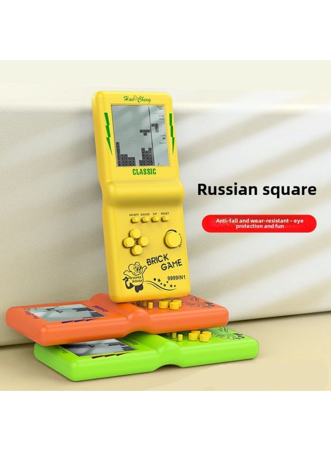 Classic Nostalgic Tetris Game Machine 8090 Childhood Leisure Children's Handheld Game Machine Educational Toys-Color:8050 Orange  Bag  - Image 4