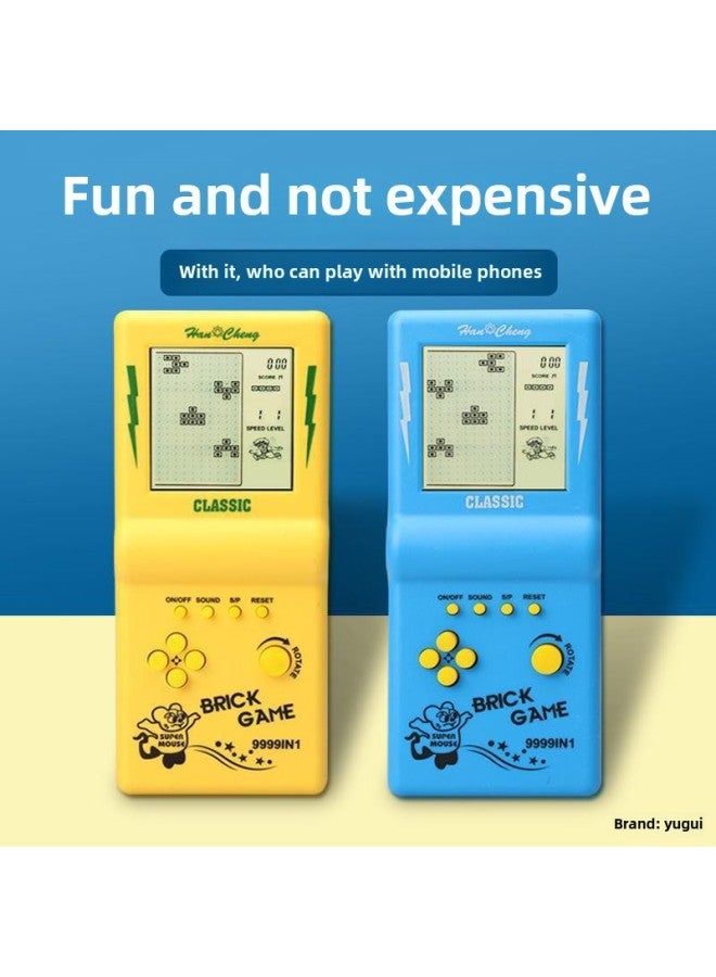 Classic Nostalgic Tetris Game Machine 8090 Childhood Leisure Children's Handheld Game Machine Educational Toys-Color:8050 Orange  Bag  - Image 2