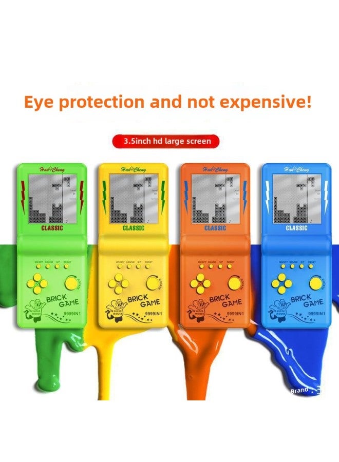 Classic Nostalgic Tetris Game Machine 8090 Childhood Leisure Children's Handheld Game Machine Educational Toys-Color:8050 Orange  Bag  - Image 5