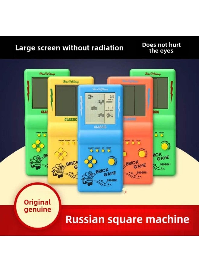 Classic Nostalgic Tetris Game Machine 8090 Childhood Leisure Children's Handheld Game Machine Educational Toys-Color:8050 Orange  Bag  - Image 3