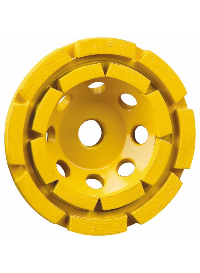DEWALT DEWALT Grinding Wheel, Double Row, Diamond Cup, 4-1/2-Inch (DW4774) 