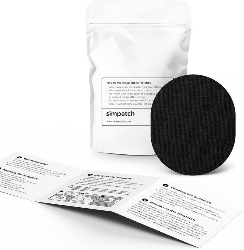 SIMPATCH Universal Adhesive Patch (25-Pack) - Waterproof Adhesive, CGM Patches (Black) - Image 2