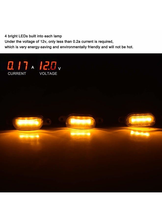 Boigoo Front Grille Lights Compatible for 2004-2019 Ford F-150 Raptor & 2013-2018 Dodge Ram 1500 Raptor Style Aftermarket Grilles, Cars Grid Decorative LED (Yellow Light Smoked Lens) - Image 3