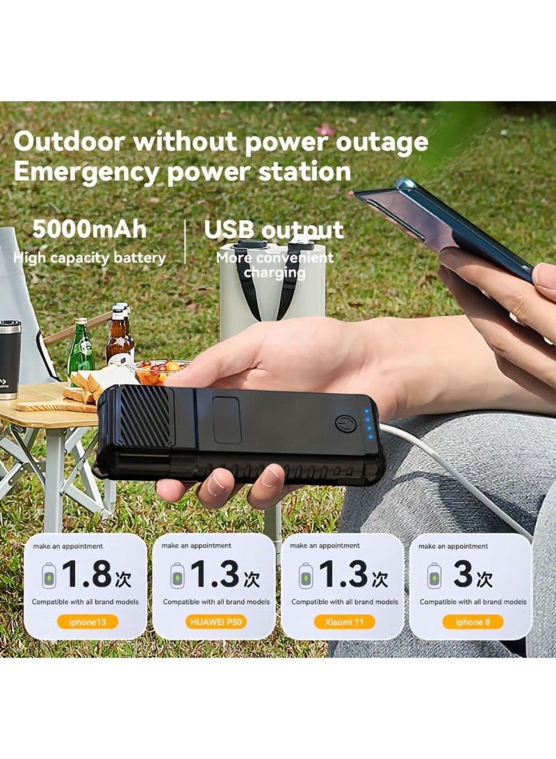 SYOSI Outdoor Portable Mosquito Repellent Insect Repellent USB Rechargeable Portable Heating Camping Anti-mosquito Electric Mosquito Coil Wireless Mosquito Repellent Lighting Lamp - Image 5