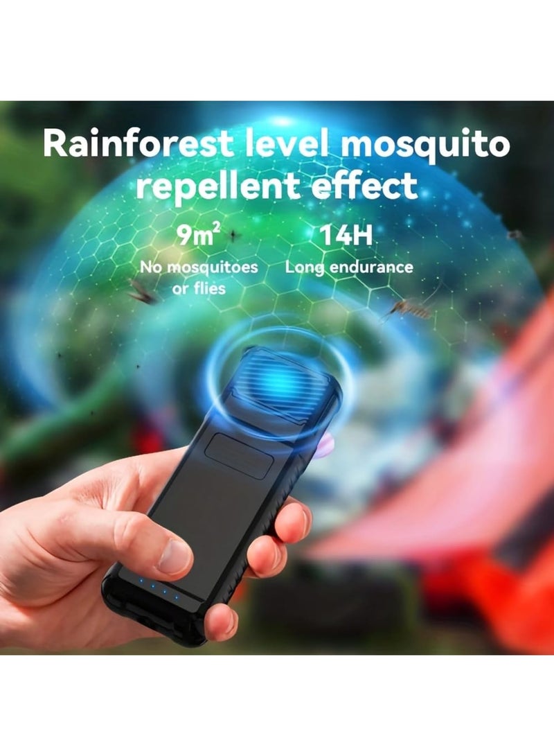 SYOSI Outdoor Portable Mosquito Repellent Insect Repellent USB Rechargeable Portable Heating Camping Anti-mosquito Electric Mosquito Coil Wireless Mosquito Repellent Lighting Lamp - Image 4