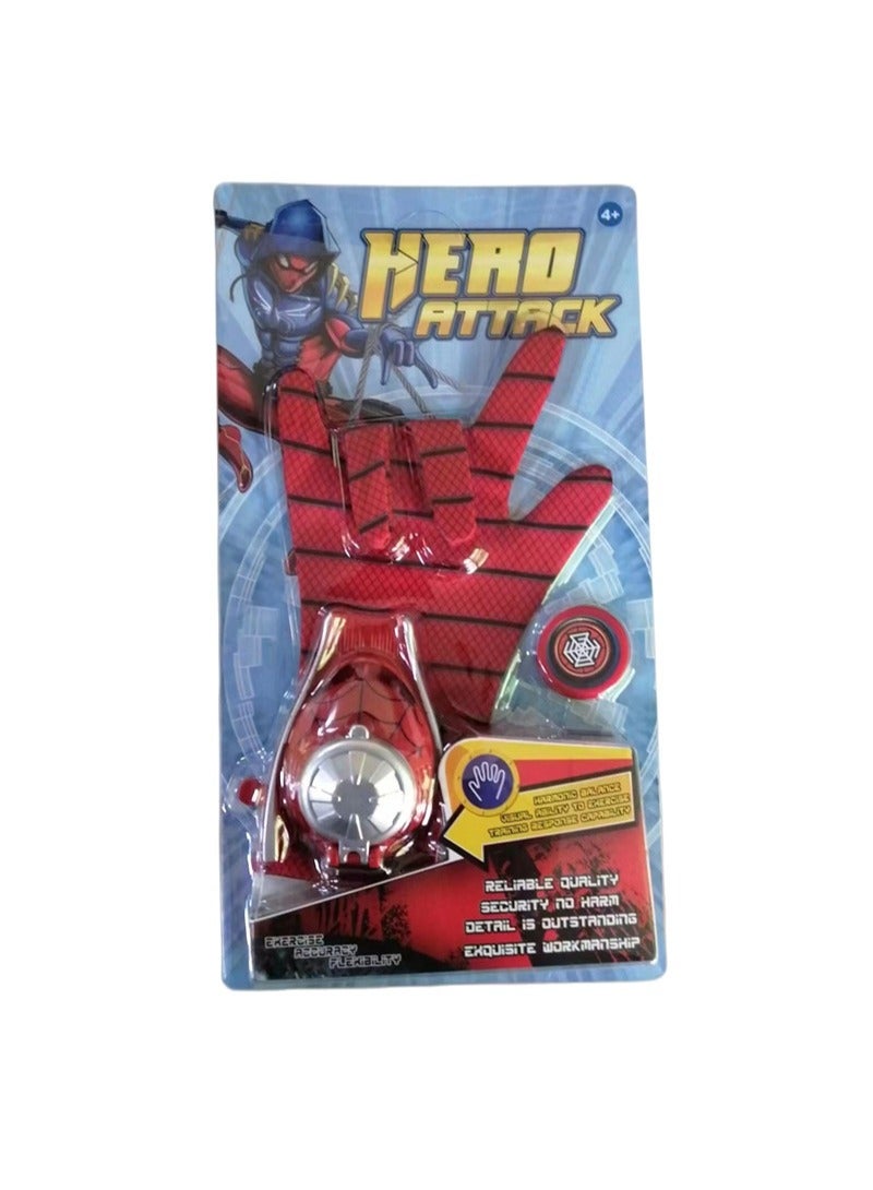 Ultimate Spiderman Gloves With Disc Launcher 