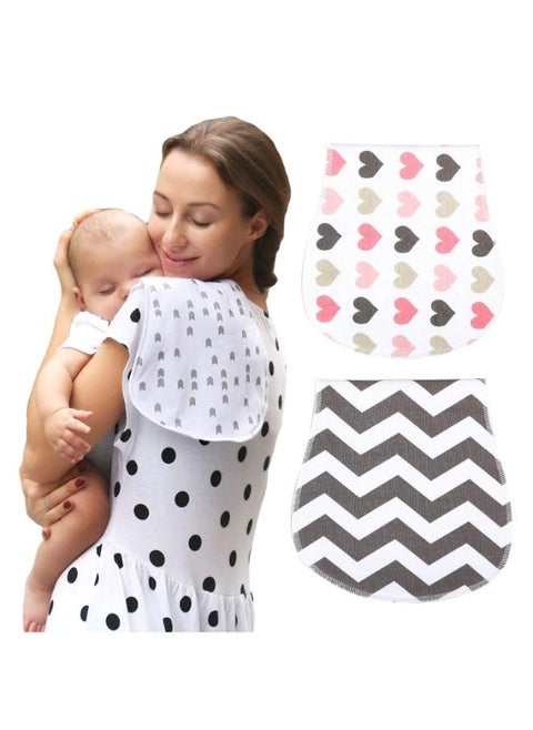 Curvy Waterproof Burp Towel – Ultra-Absorbent & Soft Cotton