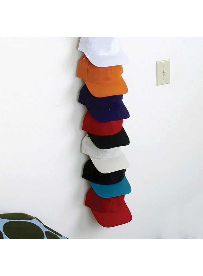 Perfect Curve Perfect Curve Cap Rack System 36 - Baseball Cap Organizer (12 clips hold up to 36 caps,Black)  - Image 3