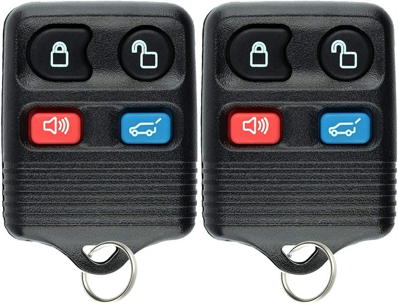 KeylessOption Keyless Entry Remote Car Key Fob for 2000-2010 Ford Explorer Expedition Lincoln Navigator Mercury Mountaineer CWTWB1U322 (Pack of 2) - Image 1