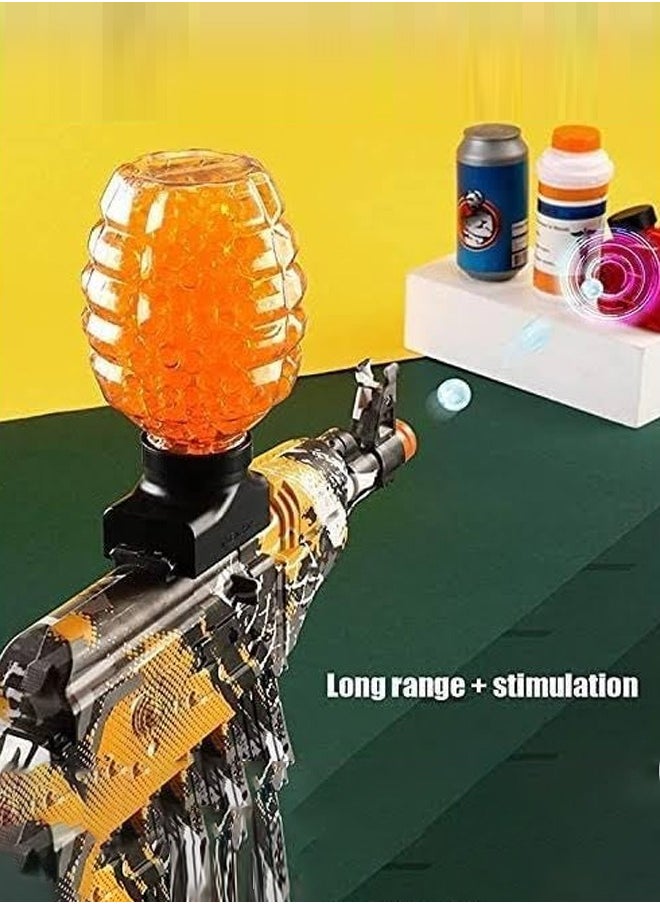 Water gel gun for kids with rechargeable battery
