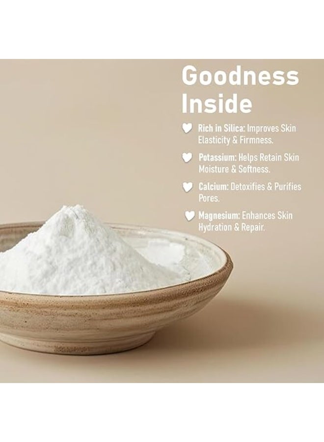 minature mi nature Zeolite, Clay Powder| Natural & Herbal | For Skincare| Facemask| Facescrub| Body Cleanser| Idean for Soap Making | Haircare For Damaged Hair Silky Hair | 227Gm-8Oz - Image 4