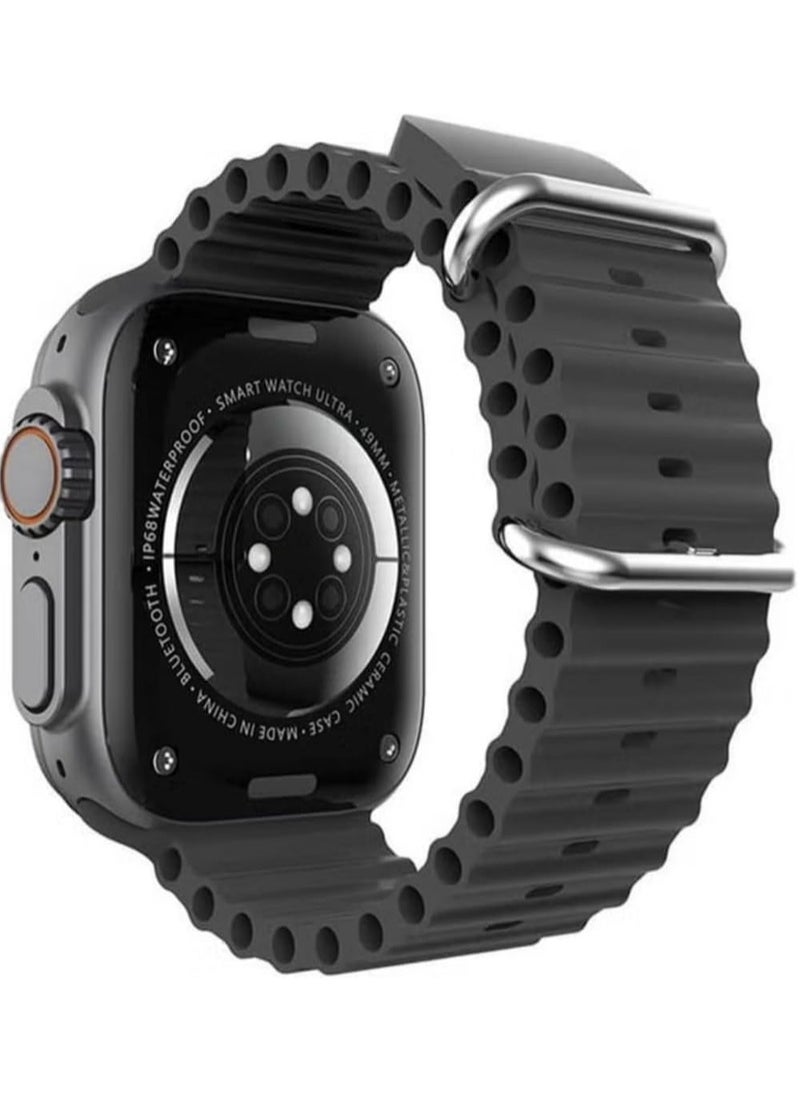 ELTRAZONE - HK 11 Ultra 49mm Smart Watch with Full Touch AMOLED Display, 2 Straps & Wireless Charger - Compatible with Android & iOS - Image 1
