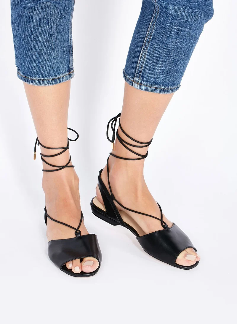 ALDO Aboing Sling Back Lace Up Sandals