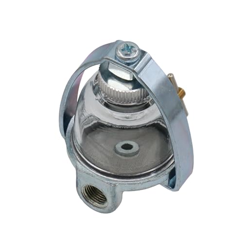 THUNDERMINGO Fuel Sediment Bowl Assembly 393169 for Briggs & Stratton John Deere Kohler A210101 Wisconsin LP43 Clinton Tecumseh glass tractor Fuel Filter Gas Strainer 293964 295913 690612 89346 295984 1/8" NPT - Image 4