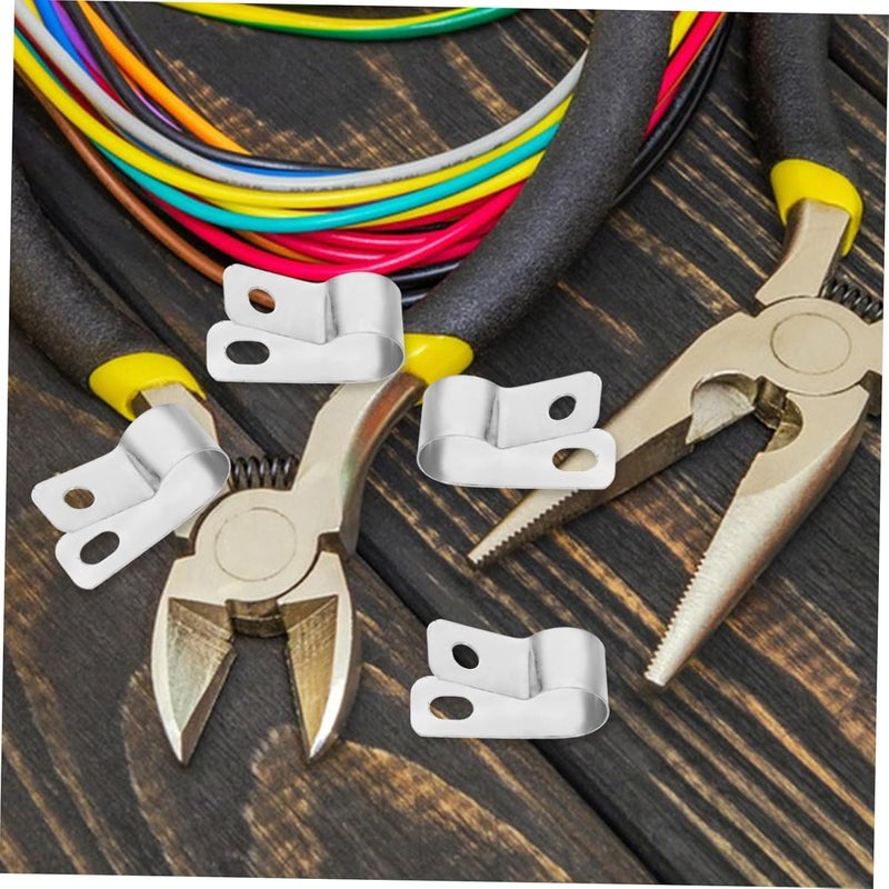 Fireproof Cable Clips 20Pcs White Wire Management Clips For Safe Cord Organization - Image 4