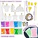 Shindel Sand Art Kits for Kids 36 PCS Sand Painting for Crafts 8 Shapes of Bottles 10 Assorted Colored and 2 Glitter Sand Bags for Kids DIY Project - Image 4