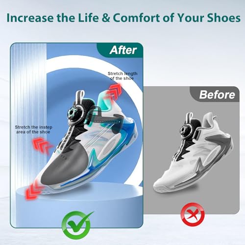 ECHODONE 5 Pairs Practical Adjustable Length Men Shoe Tree Shoe Stretcher Boot Holder Shaper Support - Image 2