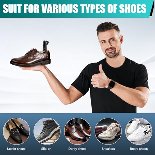 ECHODONE 5 Pairs Practical Adjustable Length Men Shoe Tree Shoe Stretcher Boot Holder Shaper Support - Image 5