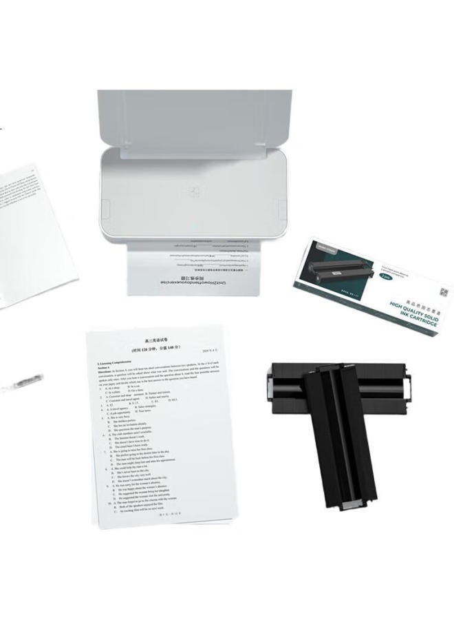 HPRT Hanyin Gt1 Series Homework Printer Dedicated High-Quality Consumables Set, Premium Home Mini Student Homework Printer Supplies (Two-Box Set) - Image 1