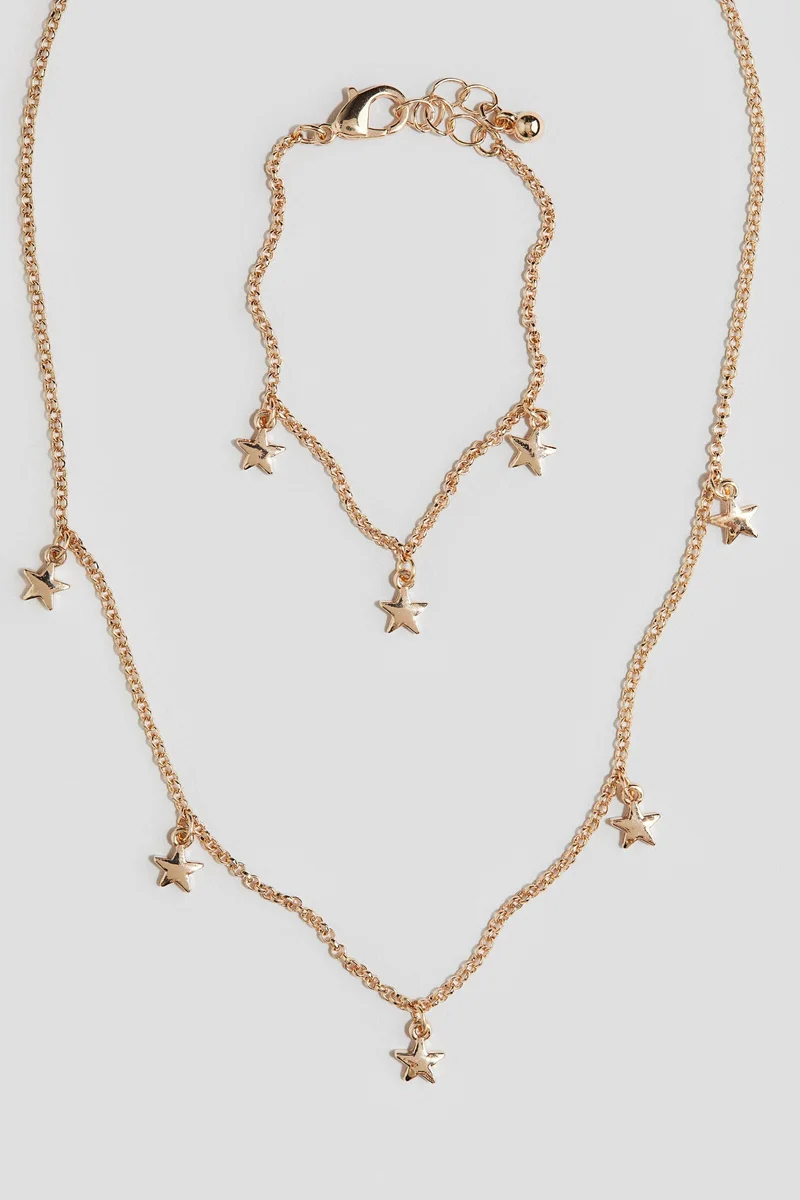 اتش اند ام طقم مجوهرات- قطعتين