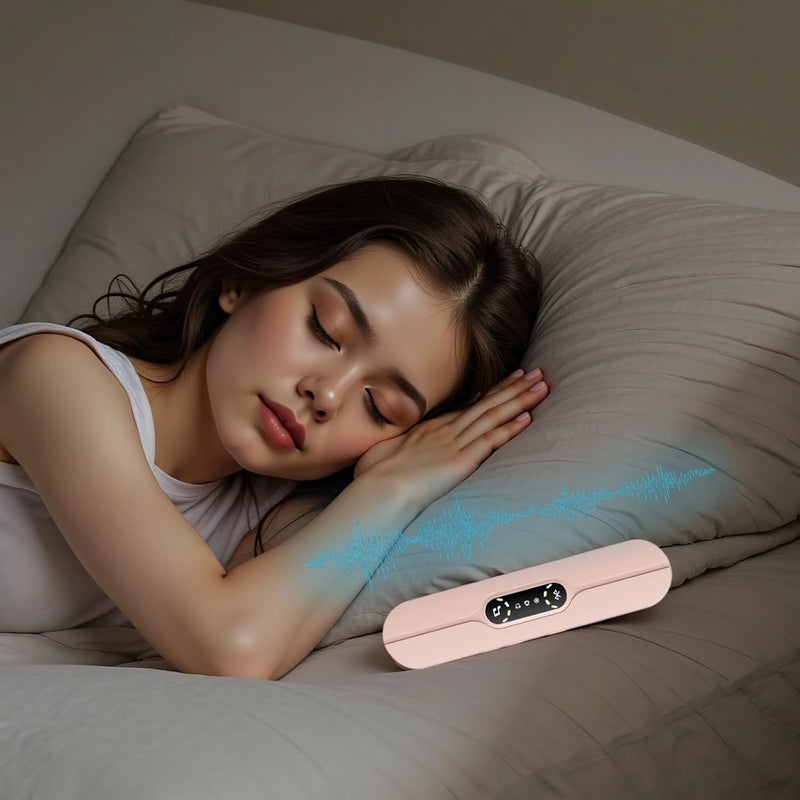 Portable Pillow Speaker with Bone Conduction Technology, Sleep Sound Machine Offering 10 White Noises - Image 2