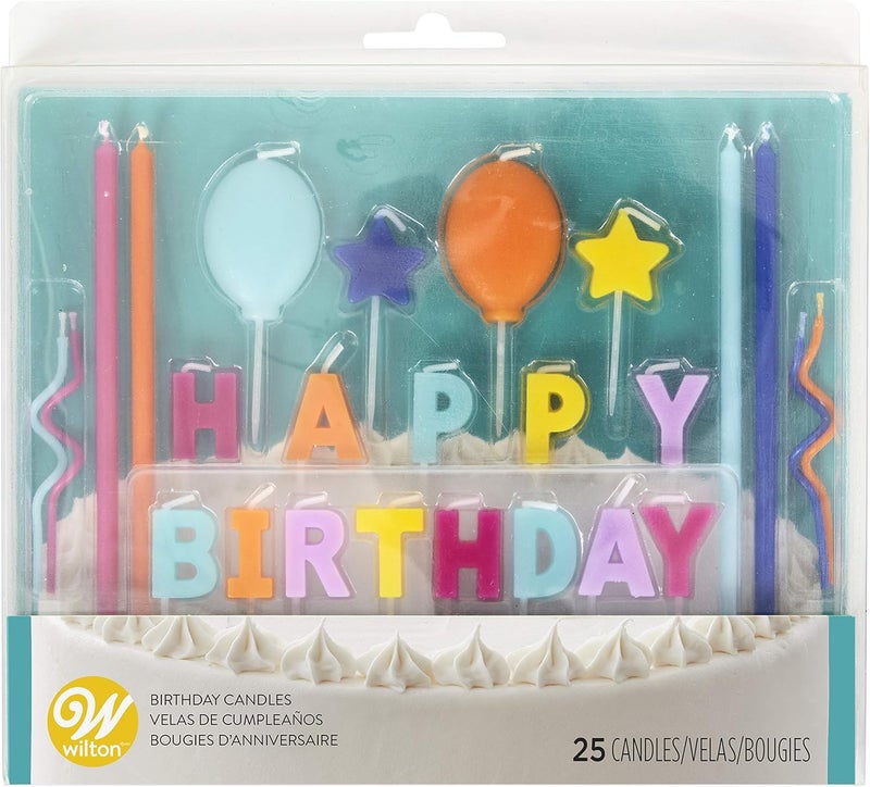 Wilton شموع عيد الميلاد من ويلتون 25 قطعة - Image 1